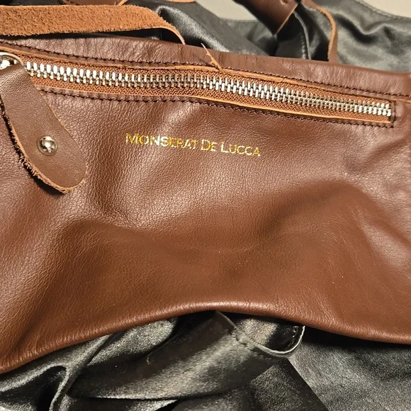 Monserat De Lucca Hobo Satin Bag Pewter - Picture 4 of 7